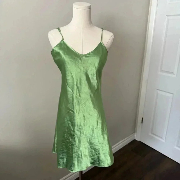 Vintage peridot tinkerbell slip dress S - Picture 5 of 7